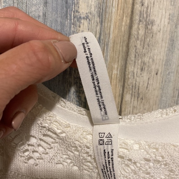 BETHANY MOTA | white Lace overlay Romper | NWT | Size M - Picture 6 of 11